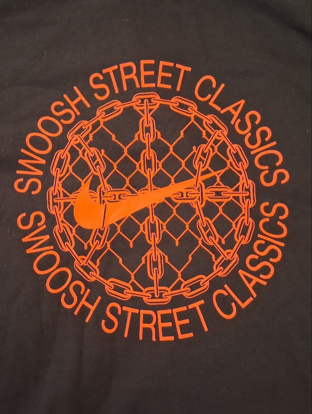 Nike Men’s Black Tee with Red Swoosh Street Classics Graphic - Picture 2 of 3